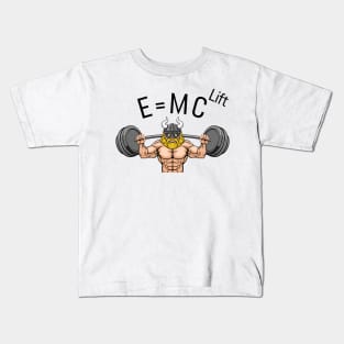 E=MC LIFT Kids T-Shirt